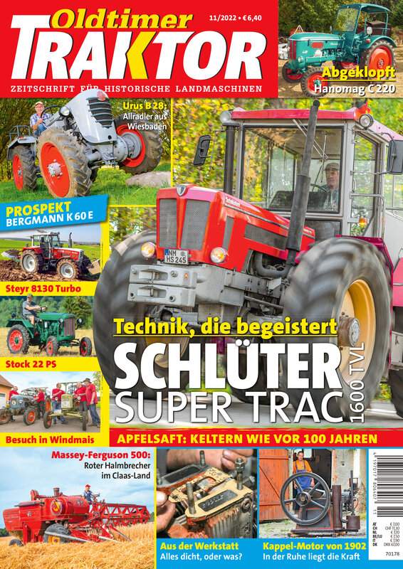 OLDTIMER TRAKTOR 11/2022 – gedruckte Ausgabe