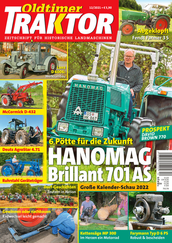 OLDTIMER TRAKTOR 12/2021 – gedruckte Ausgabe
