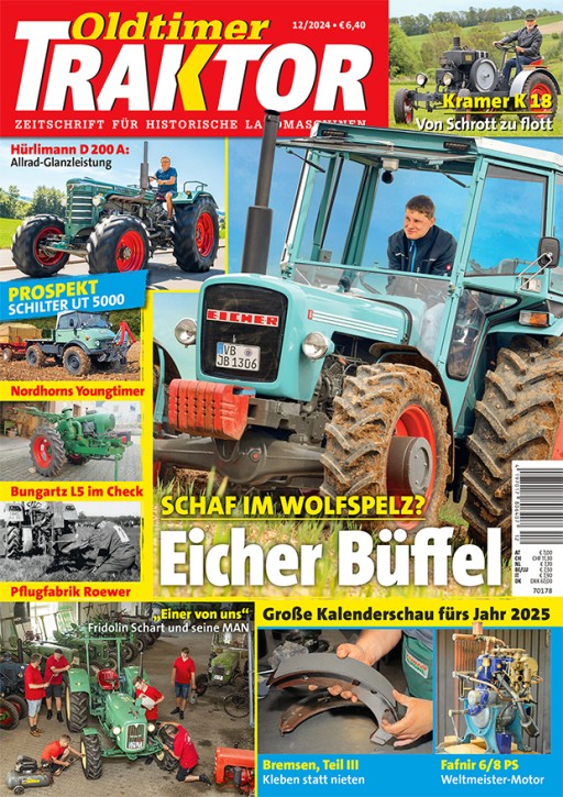 OLDTIMER TRAKTOR 12/2024 gedruckte Ausgabe