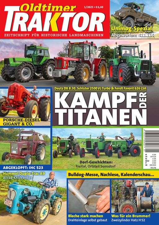 OLDTIMER TRAKTOR 1/2025 gedruckte Ausgabe