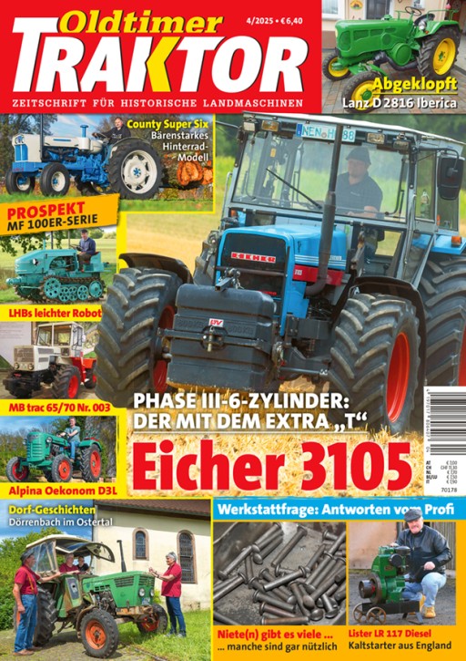 OLDTIMER TRAKTOR 4/2025 gedruckte Ausgabe