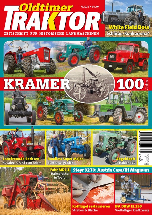 OLDTIMER TRAKTOR 7/2025 gedruckte Ausgabe