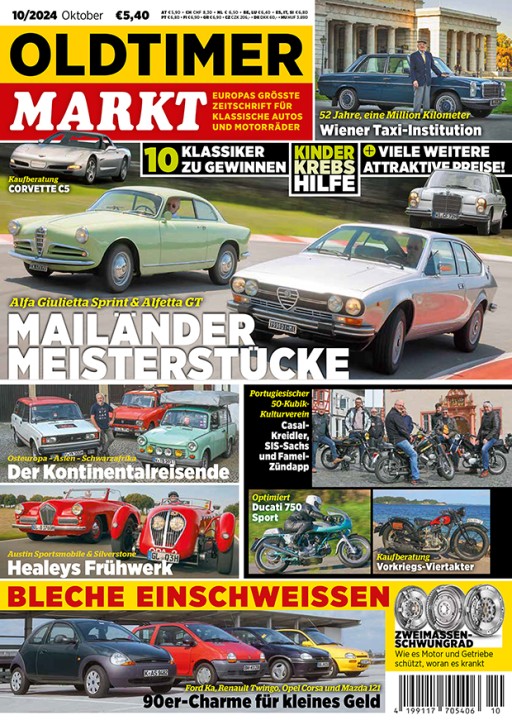 OLDTIMER MARKT 10/2024 gedruckte Ausgabe