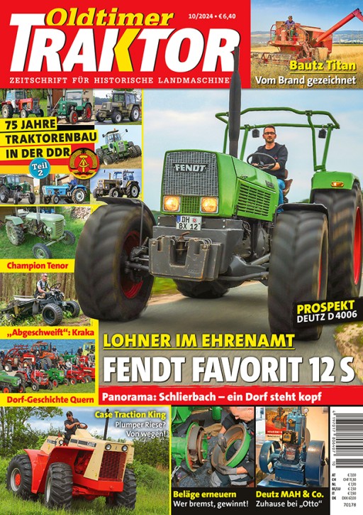 OLDTIMER TRAKTOR 10/2024 gedruckte Ausgabe
