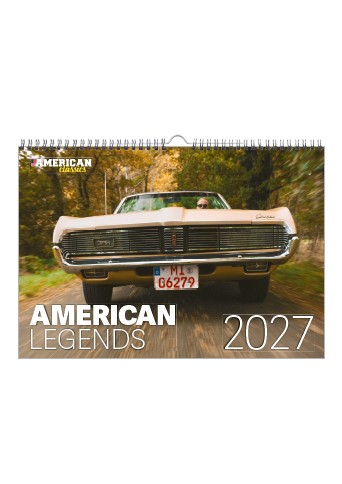 Wandkalender American Legends 2027