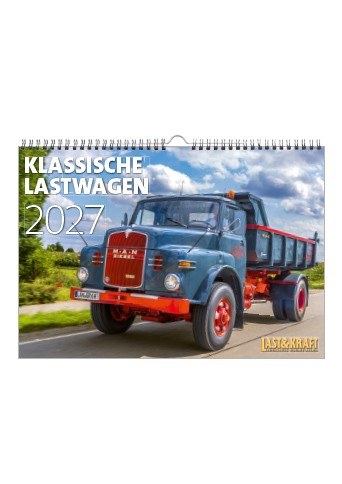 Wandkalender Klassische Lastwagen 2027