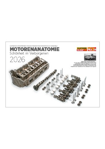 Wandkalender Motorenanatomie 2026