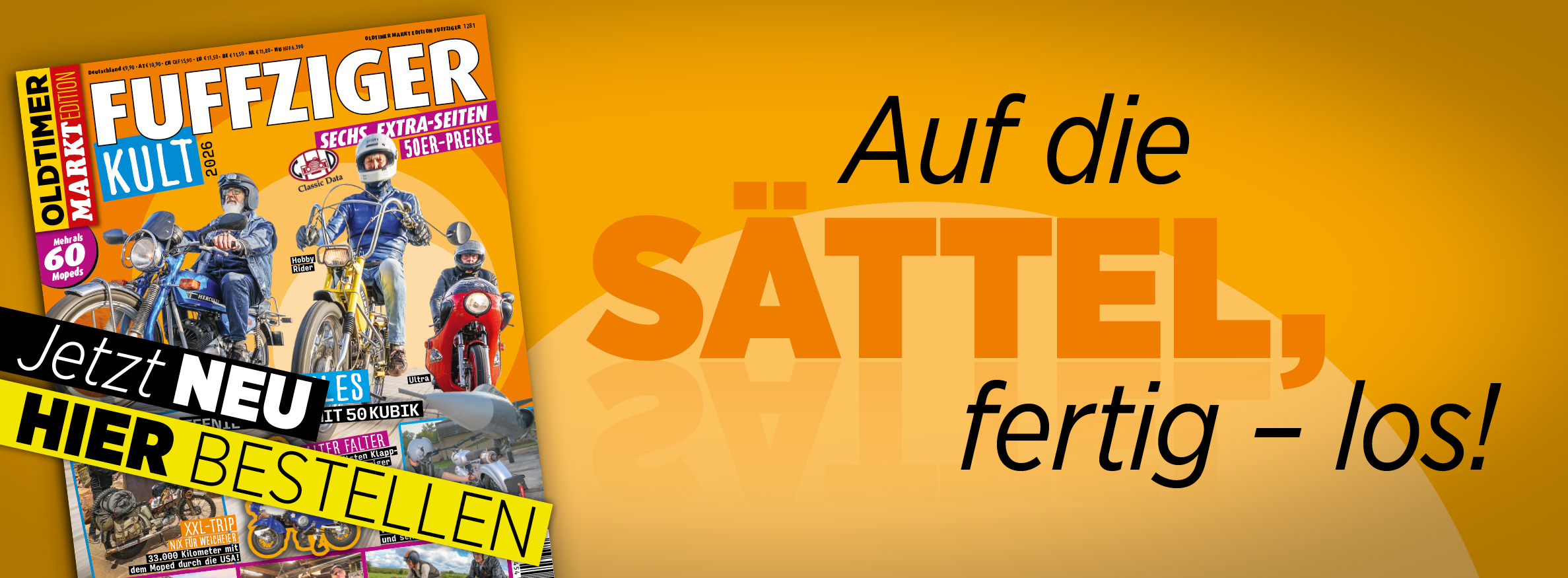 OLDTIMER MARKT EDITION Fuffziger Kult 2026