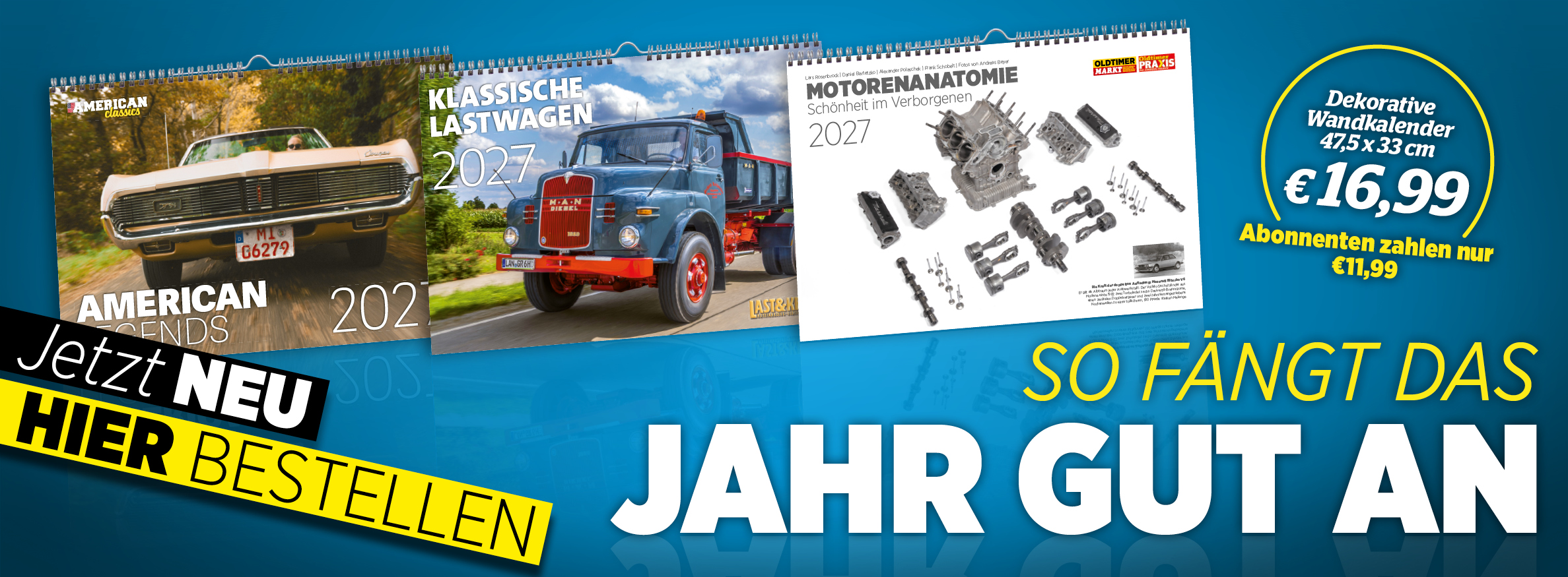 Wandkalender 2027