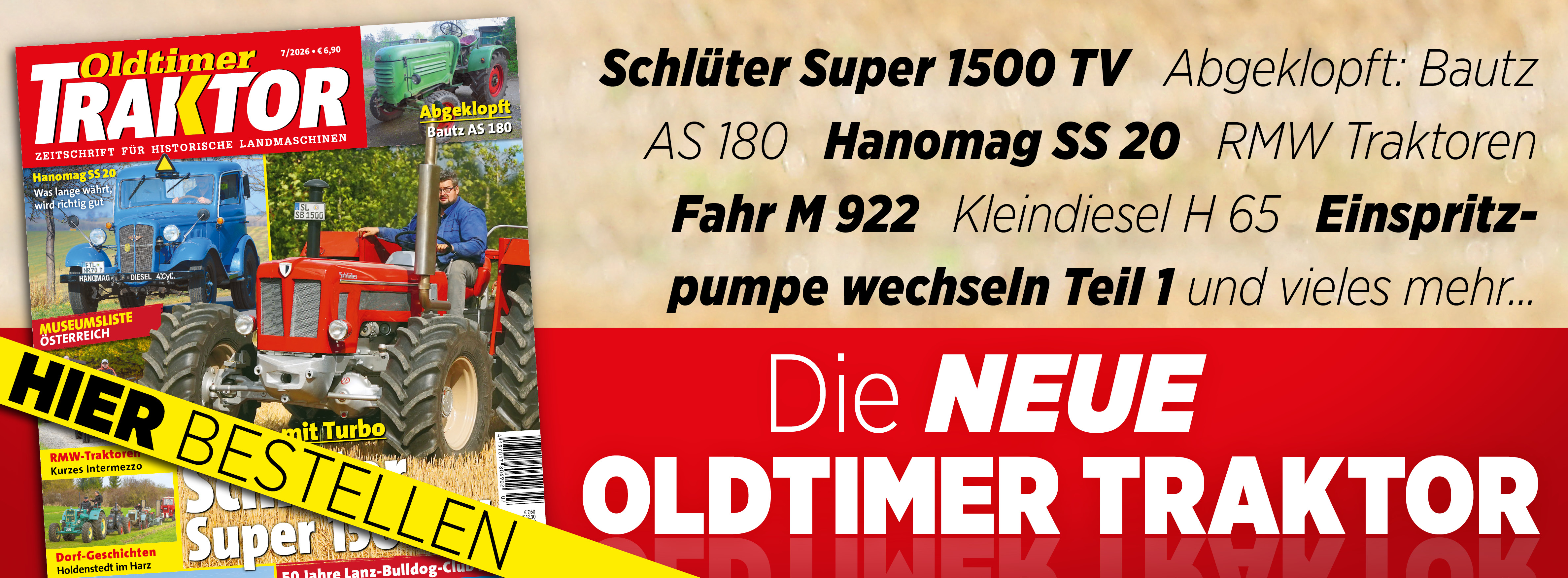 Oldtimer Traktor 7/2026