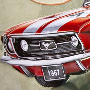 Schild Ford Mustang - GT 1967