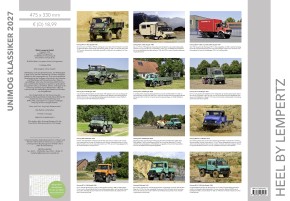 Wandkalender Unimog 2027