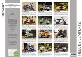 Wandkalender Vespa 2027