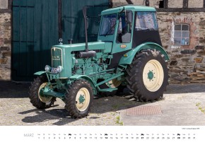 Wandkalender Klassische Traktoren 2027