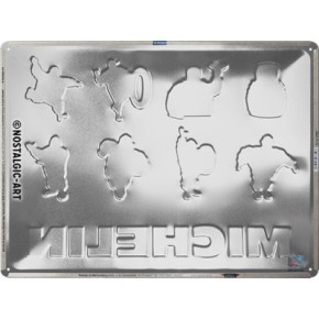 Schild Michelin - Logo Evolution