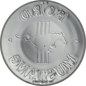 Schild Ford Mustang - Logo, rund