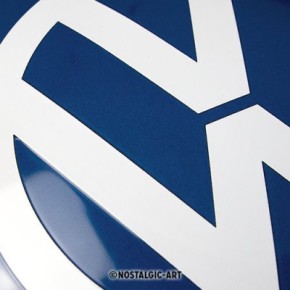 Schild VW - Logo, rund