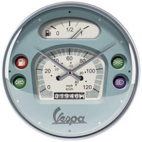 Wanduhr Vespa - Tacho