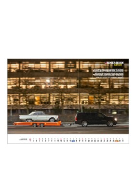 Wandkalender American Legends 2026