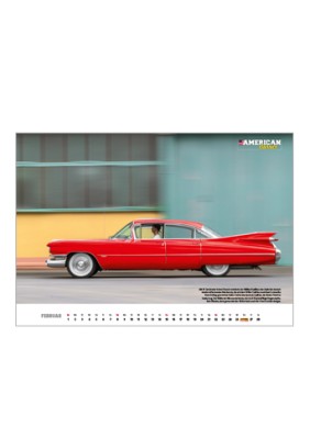 Wandkalender American Legends 2026