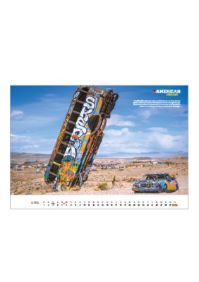 Wandkalender American Legends 2026