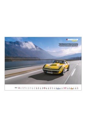 Wandkalender American Legends 2026