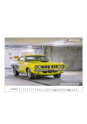 Wandkalender American Legends 2026