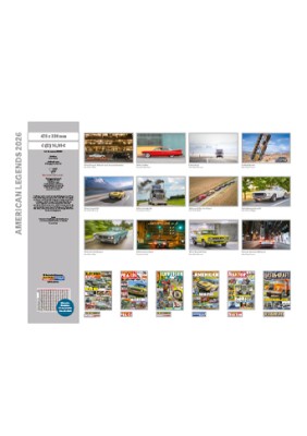 Wandkalender American Legends 2026