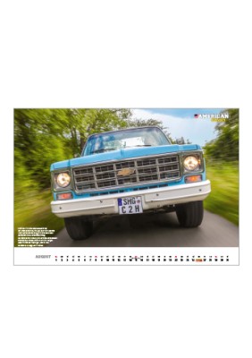 Wandkalender American Legends 2027