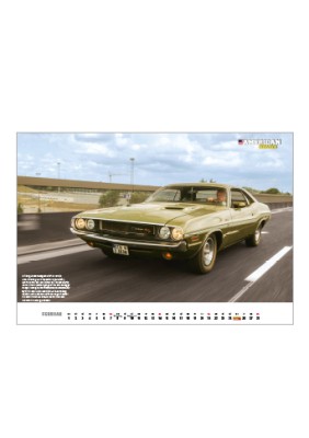 Wandkalender American Legends 2027