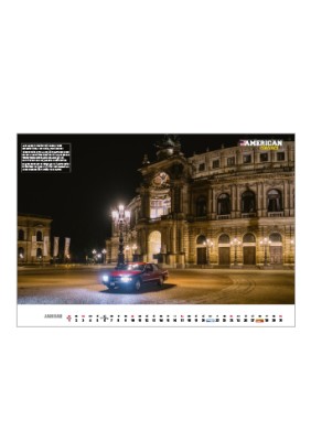 Wandkalender American Legends 2027