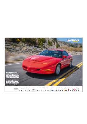 Wandkalender American Legends 2027