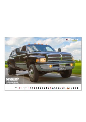 Wandkalender American Legends 2027