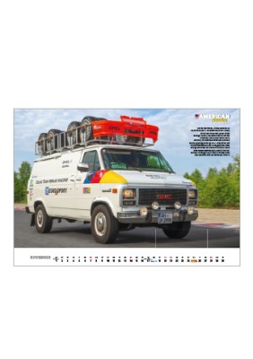 Wandkalender American Legends 2027