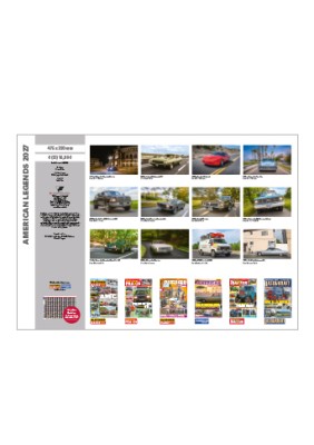 Wandkalender American Legends 2027