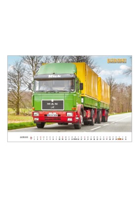 Wandkalender Klassische Lastwagen 2026