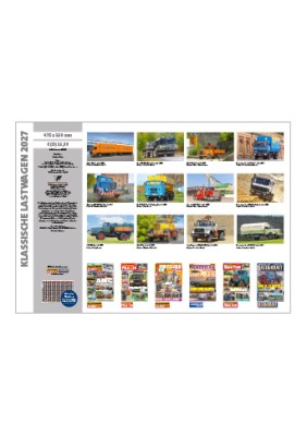 Wandkalender Klassische Lastwagen 2027
