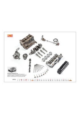 Wandkalender Motorenanatomie 2026