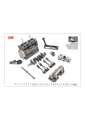 Wandkalender Motorenanatomie 2026