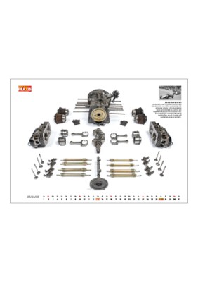 Wandkalender Motorenanatomie 2026