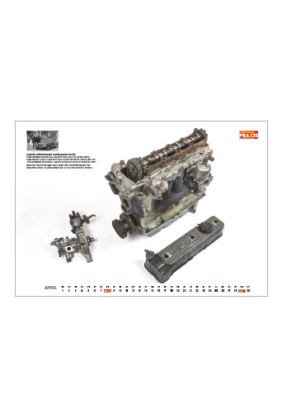 Wandkalender Motorenanatomie 2027