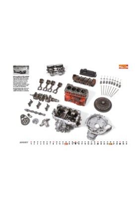 Wandkalender Motorenanatomie 2027