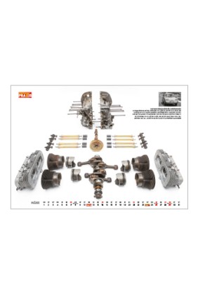 Wandkalender Motorenanatomie 2027