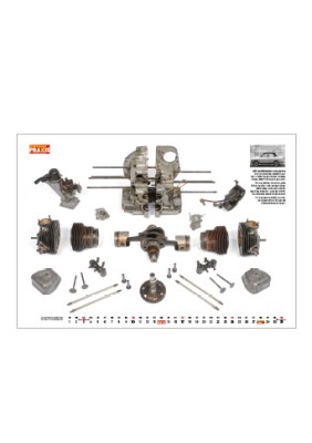 Wandkalender Motorenanatomie 2027
